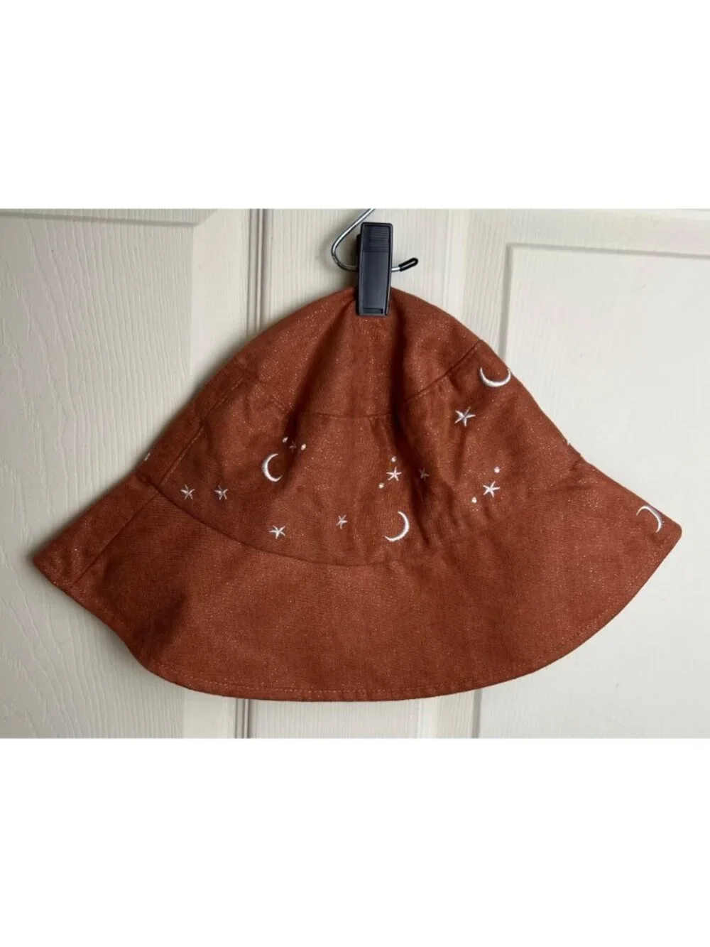 Moon and Sun Embroidered Bucket Hat